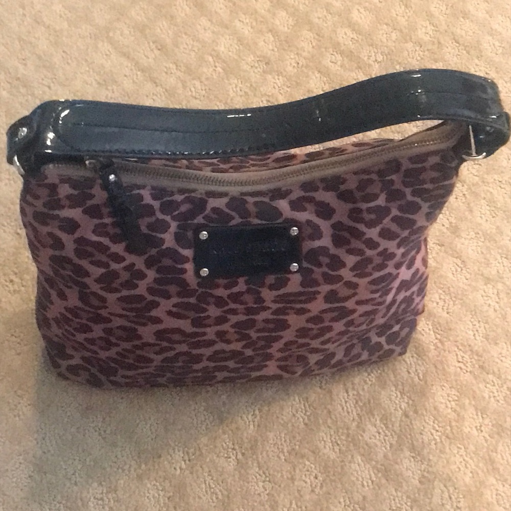 EUC Kate Spade nylon animal print bag.